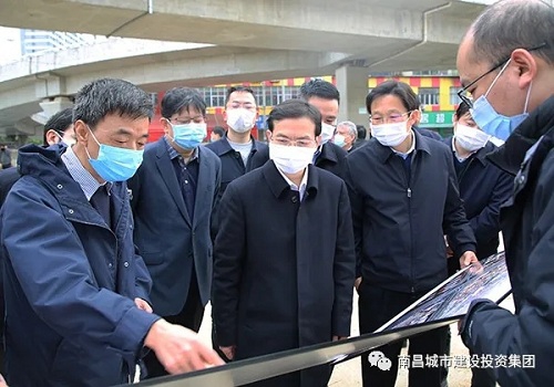 市委副書記、代市長黃喜忠調研我司重大重點項目